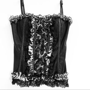 Corset Top Animal Print